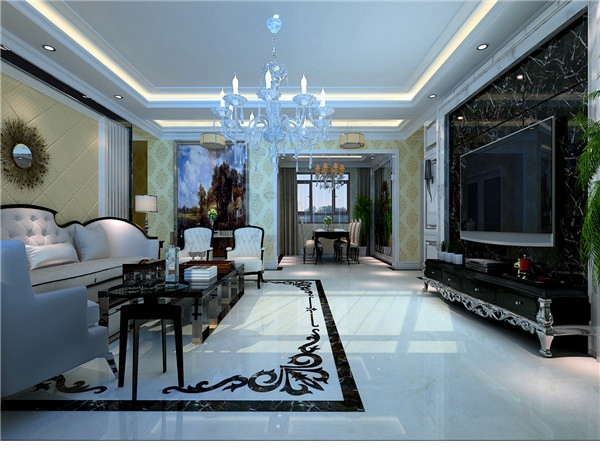 参考：中海国际139户型新古典奢华风格