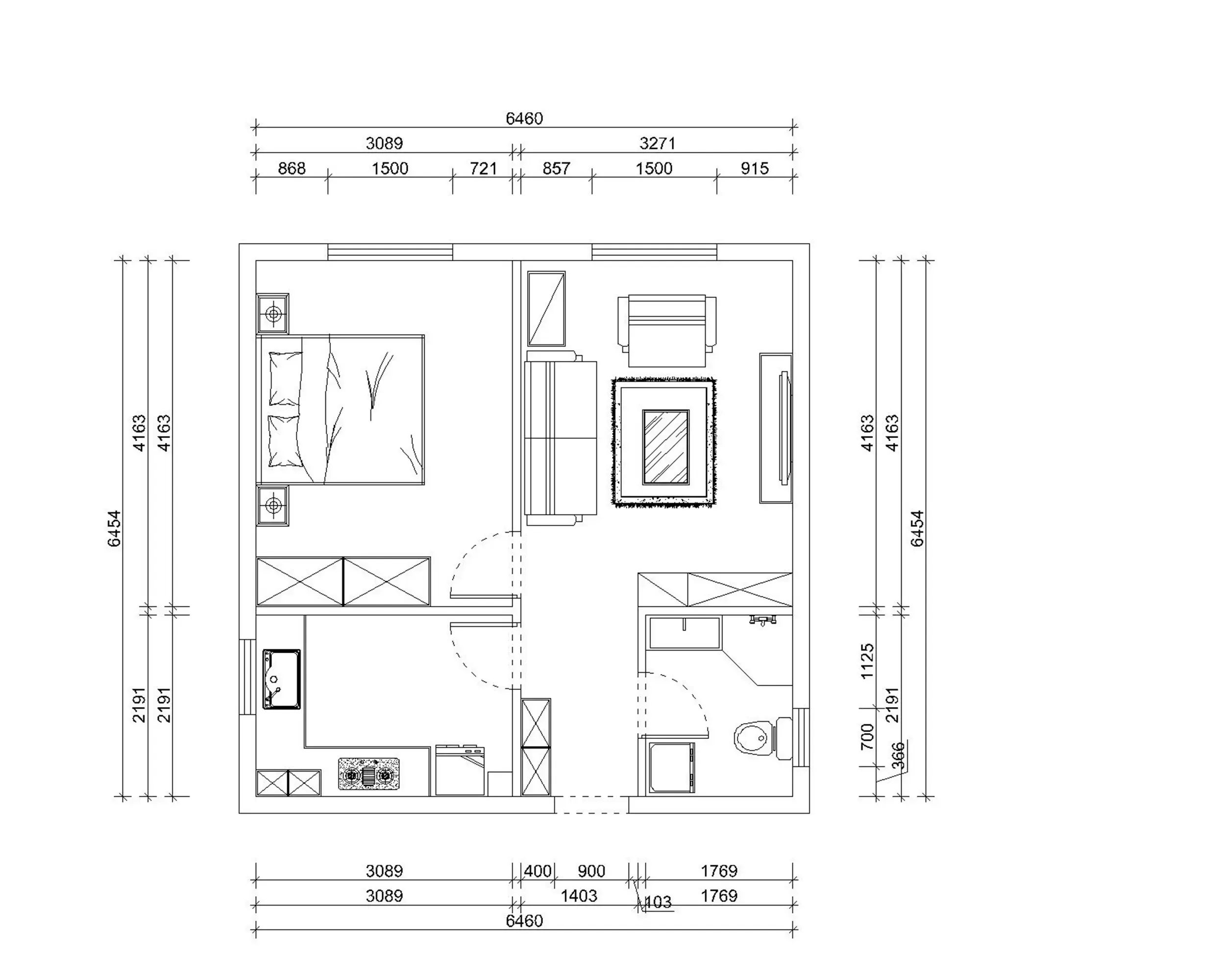 田园风格一居室