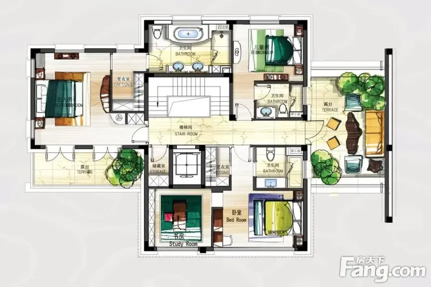 好样板,天逸湾风格参考.