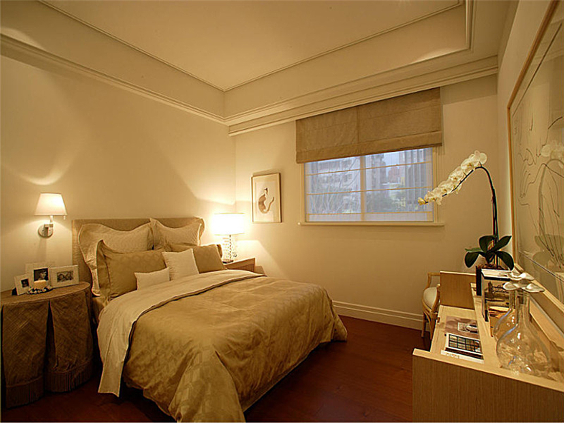 杭州理想银泰城130平三居室欧式风格装修案例