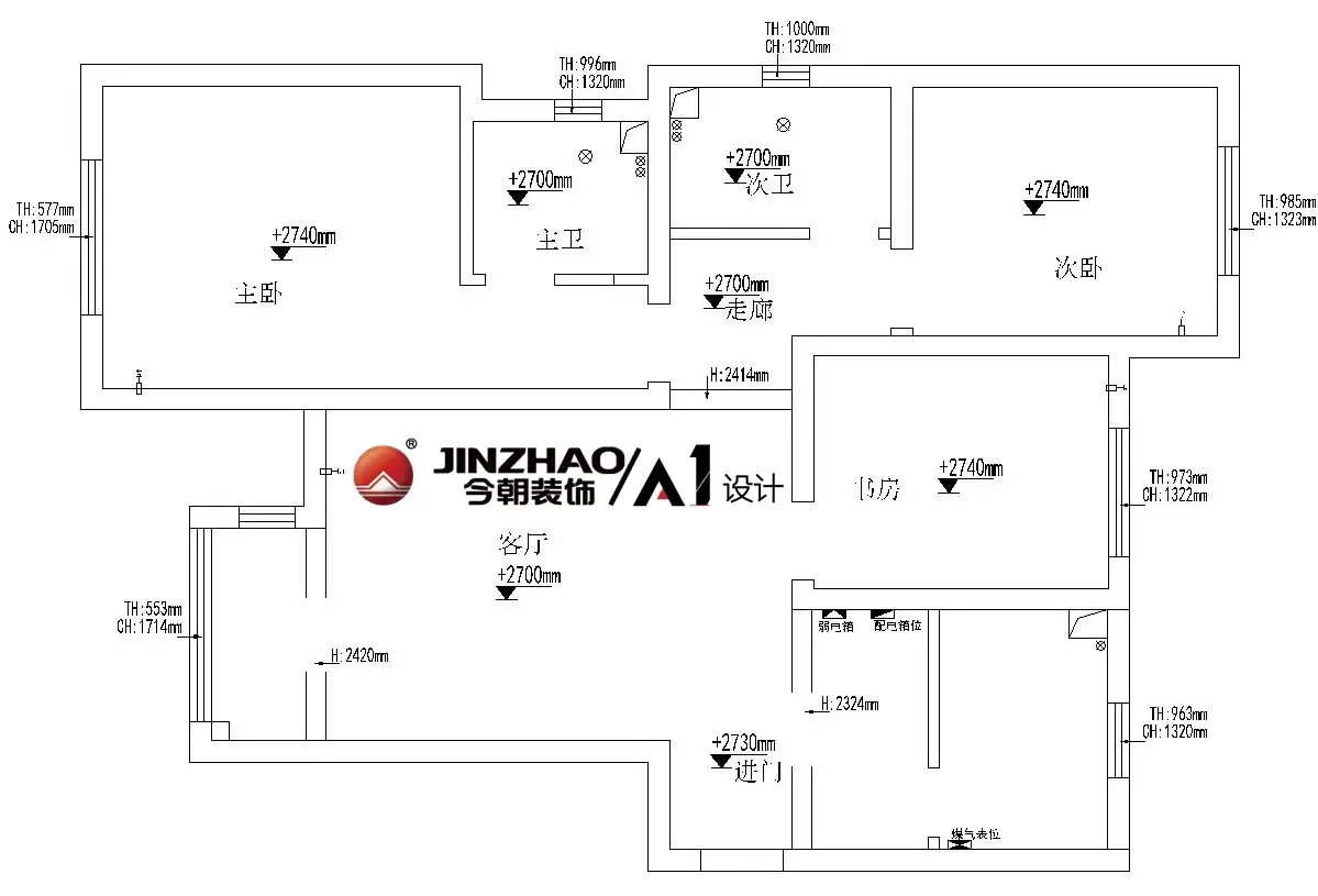 今朝装饰_联发第五街现代简约三居
