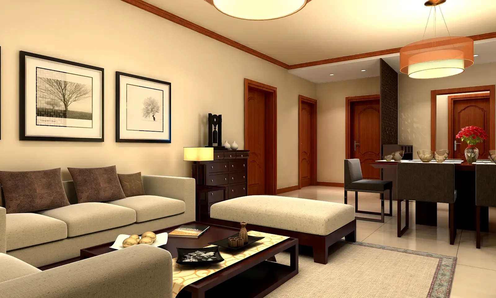 新中式风格四居室