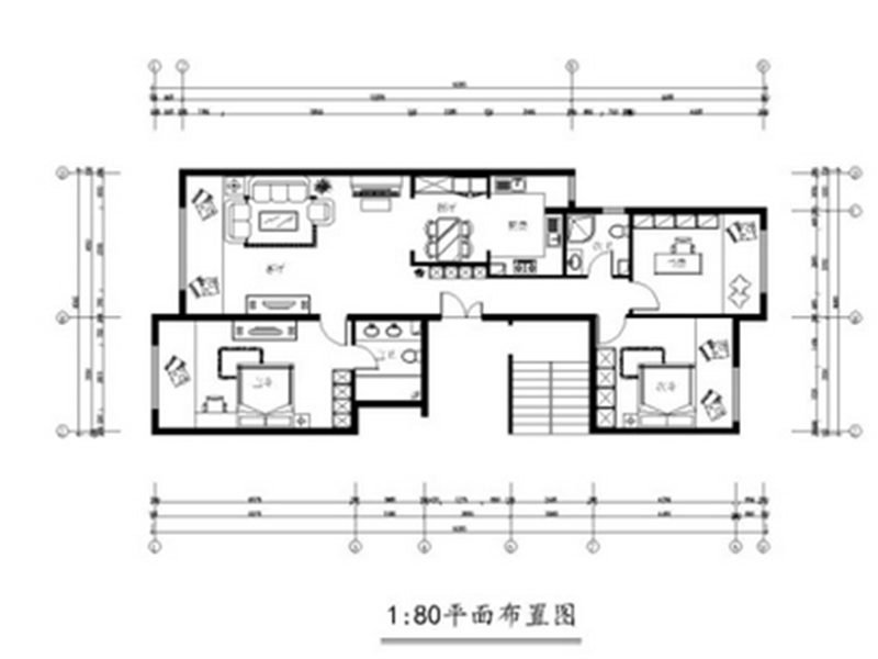 四居室 欧式 145平 典雅