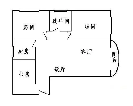 混搭黄埔新村三居室