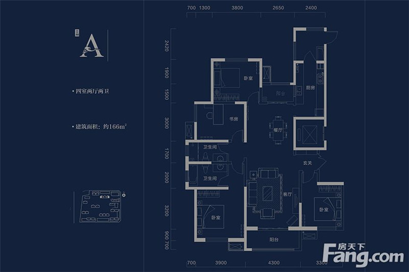 中建国熙台-166平-简欧风格