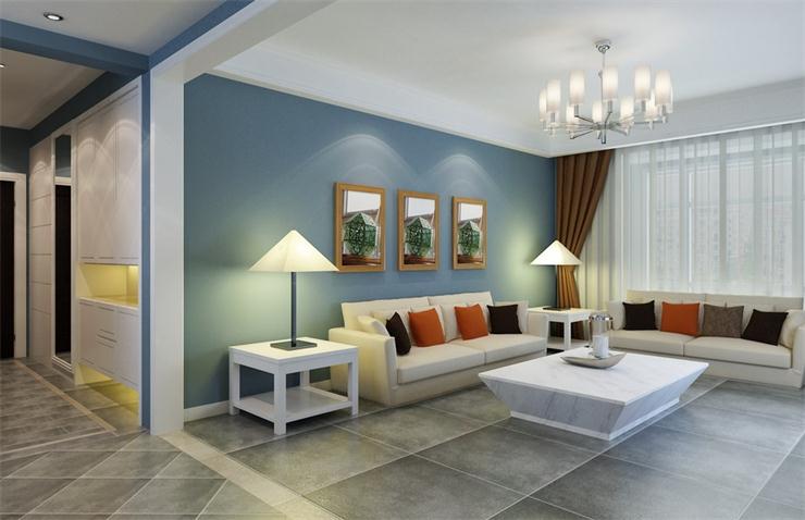 橄榄城润泽园b户型88㎡三室两厅装修效果图