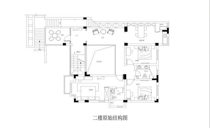 君山高尔夫别墅280平欧式风格效果图设计