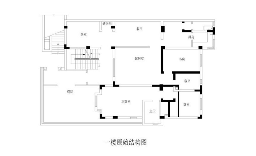 君山高尔夫别墅280平欧式风格效果图设计