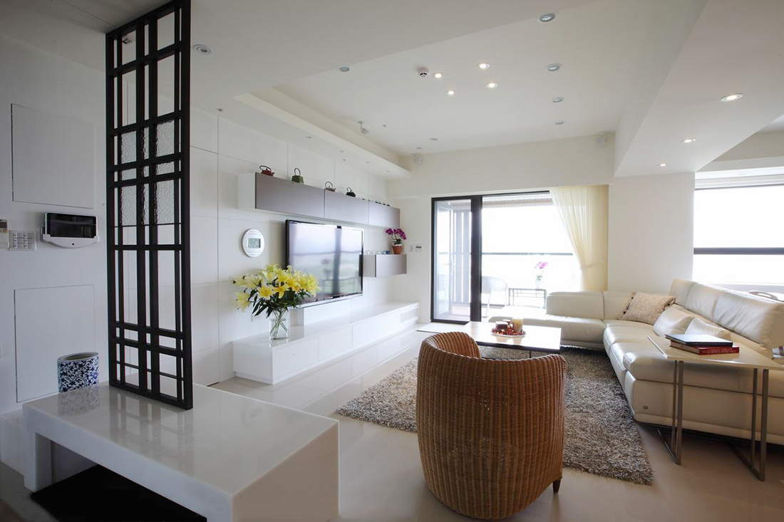 杭州天阳尚城国际127平三居室现代风格装修案