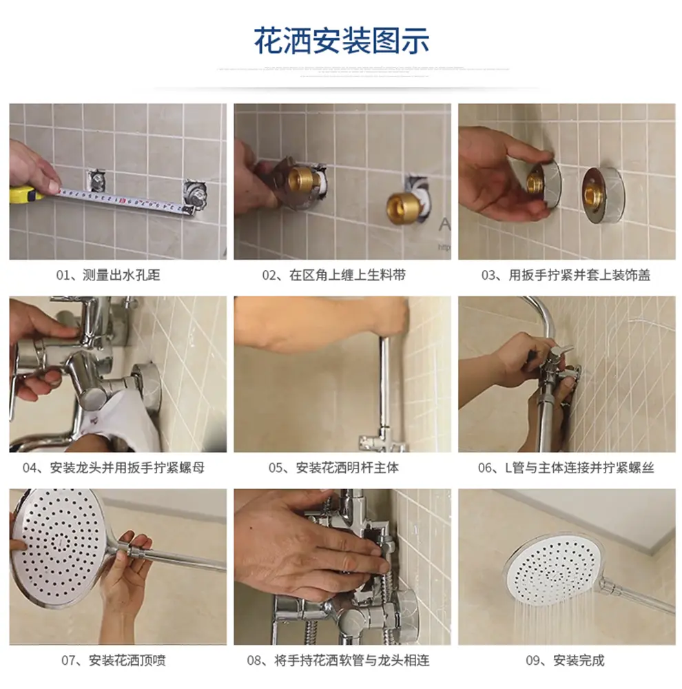 箭牌(arrow) 箭牌卫浴全铜智能圆形恒温花洒可升降顶喷淋浴套餐组合ae