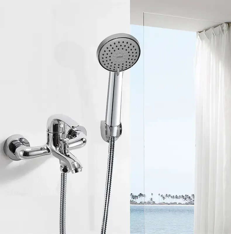 箭牌卫浴单把三联冷热淋浴器龙头 浴缸淋浴龙头卫浴龙头ae3601 ae3601