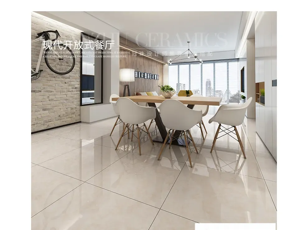 冠珠瓷砖地砖800x800全抛釉客厅电视背景墙玉石粉红80939