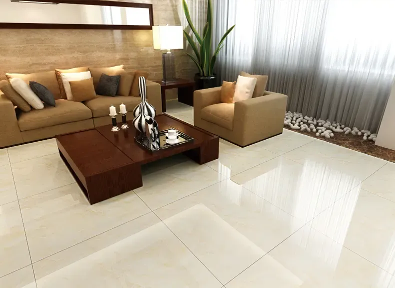 鹰牌陶瓷 瓷砖地砖800x800墙砖 象牙玉 客厅厨卫全抛釉地板砖瓷砖 te0