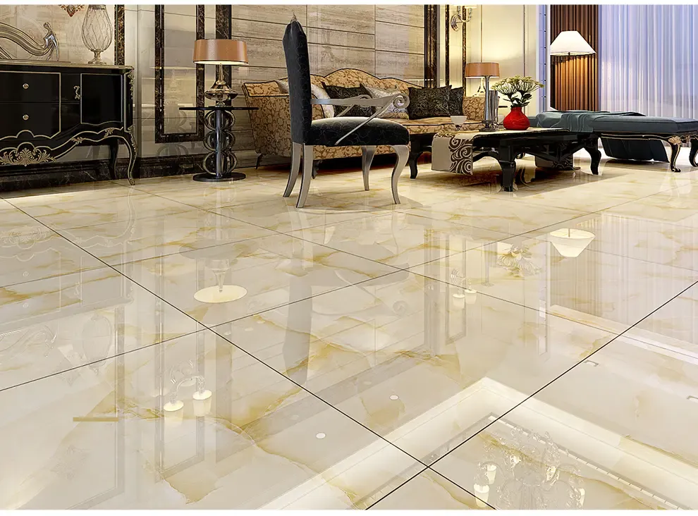 新中源全抛釉金刚石客厅800*800地砖佛山瓷砖仿大理石卧室地板砖墙面