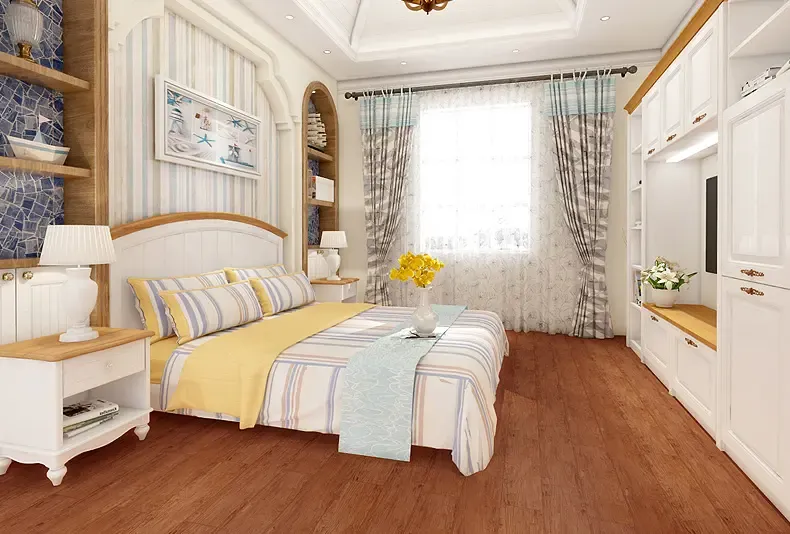 楼兰瓷砖 木纹砖150*600仿实木地板砖仿木纹瓷砖仿古砖复古砖卧室地砖