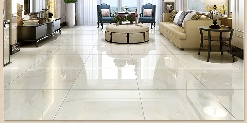 哈德逊瓷砖 全抛釉时尚客厅地砖清新简约地面砖卧室地板砖 羊脂玉 800