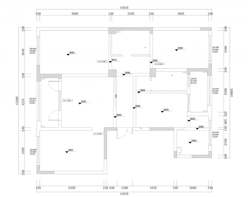 玉兰花园160平现代简约风格实景图