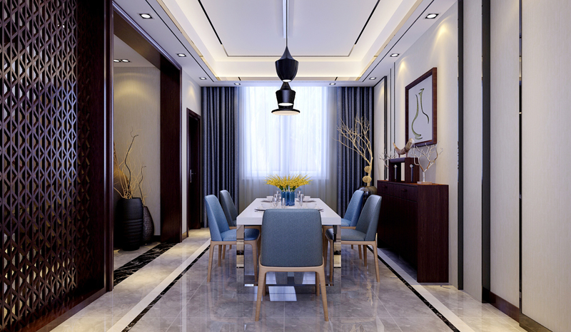东龙壹湾别墅340平米现代 独特的场所感设计