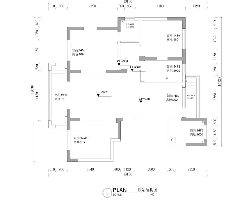 金龙公寓129平三室两厅两卫现代简约风格实景