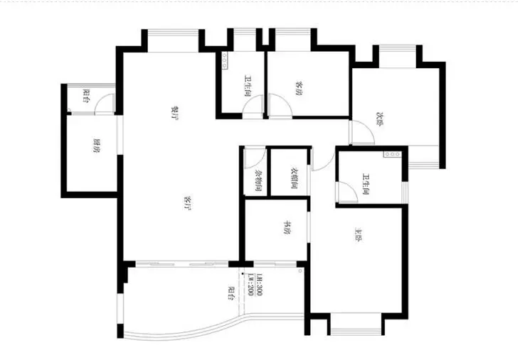 锦鸿花园140平四居室中式风格装修案例