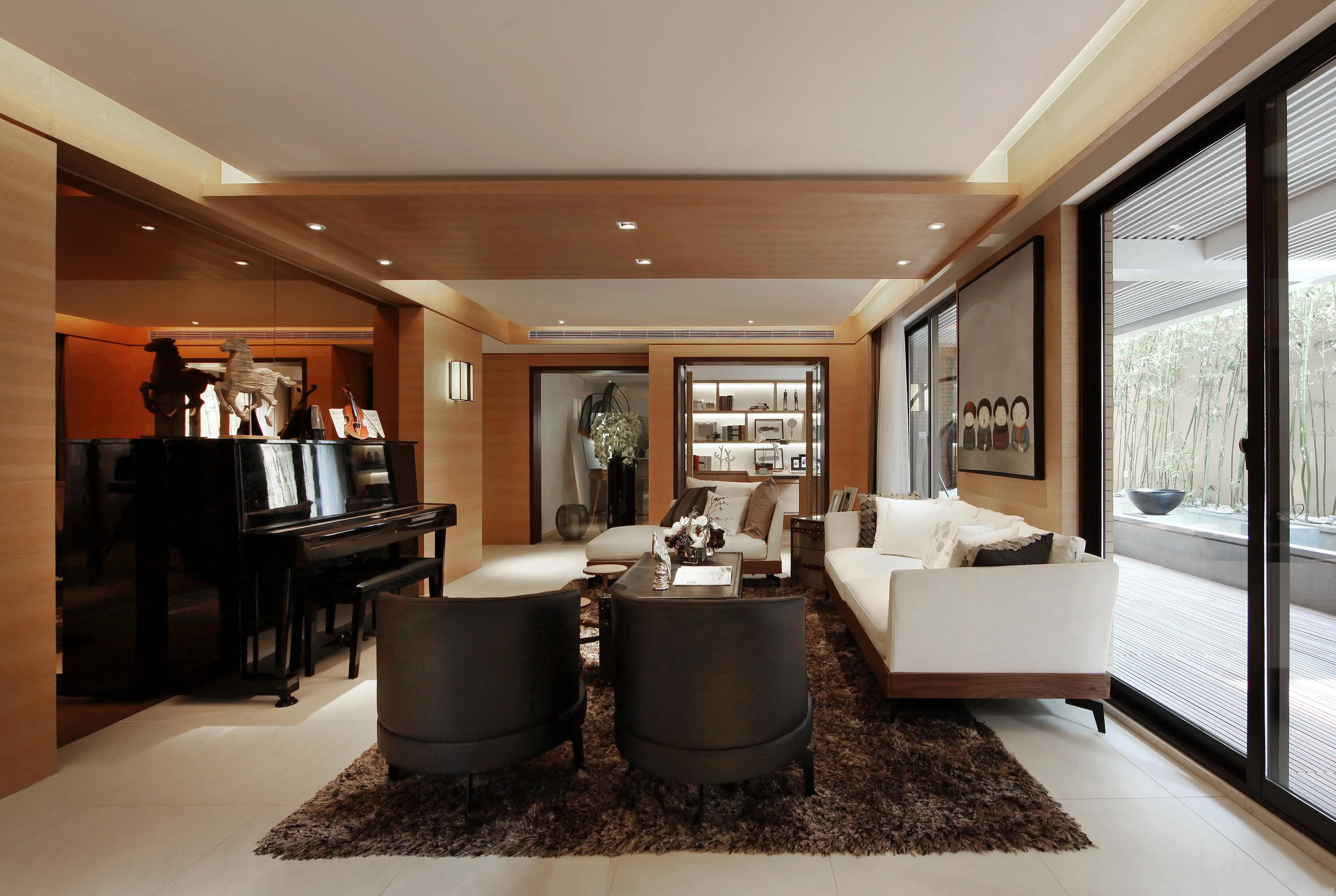 济南观唐海尔绿城御园装修效果图案例设计实景