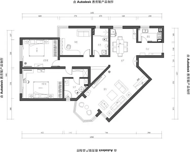 实创装饰-世纪城垂虹园140平米现代简约风