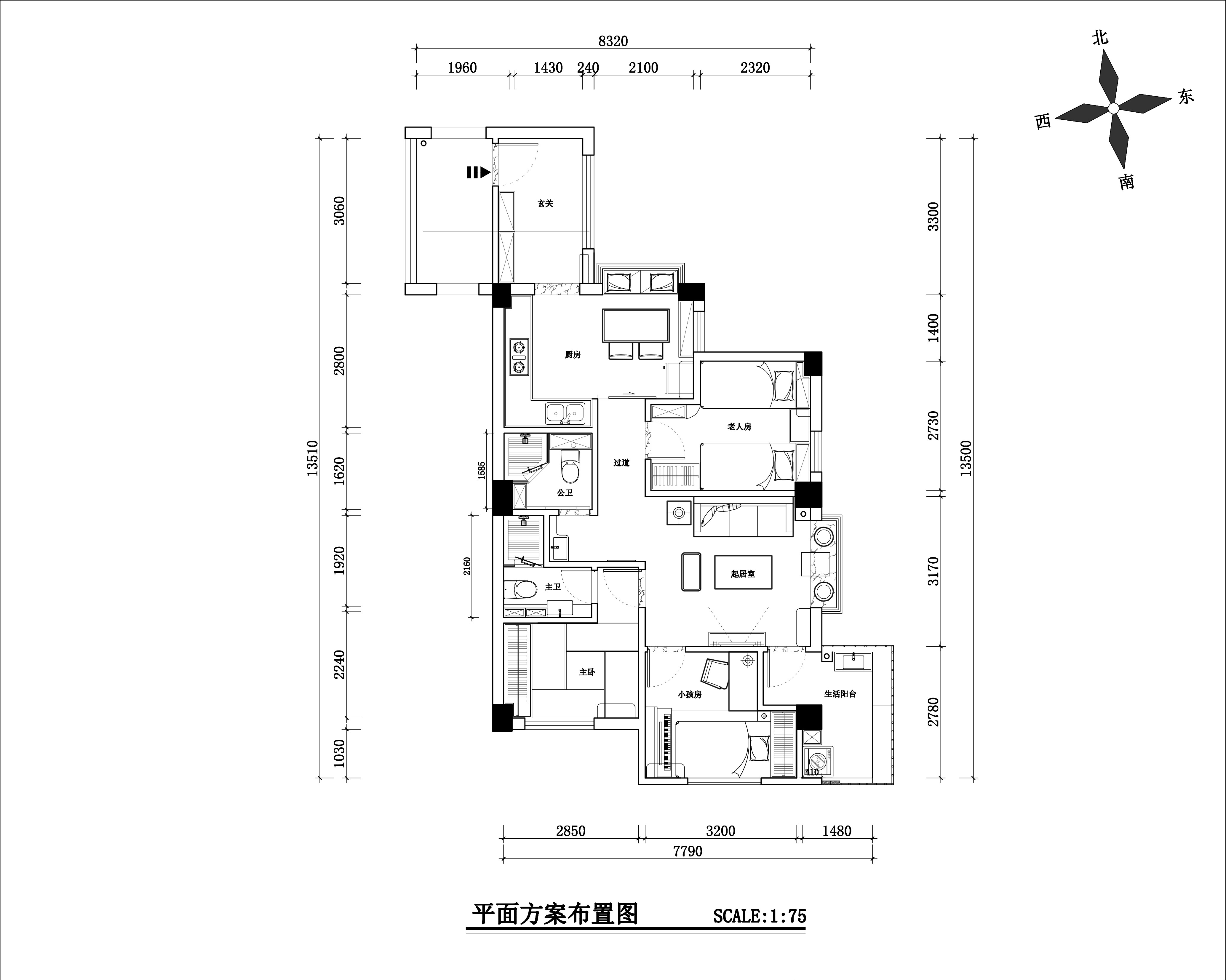 水均大街日式三居室