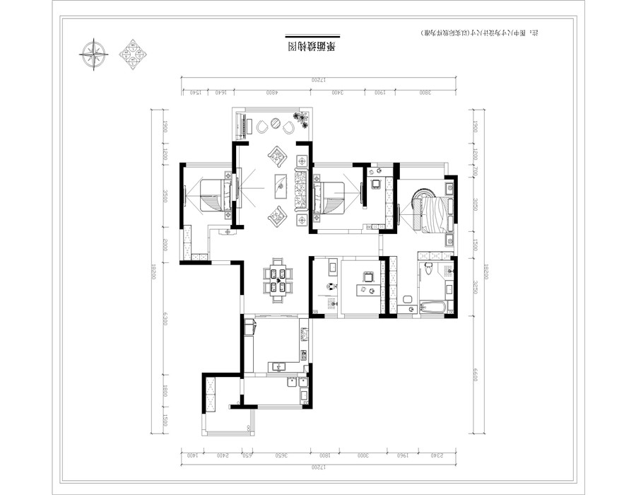 中洲中央城邦+欧式风格+四居室