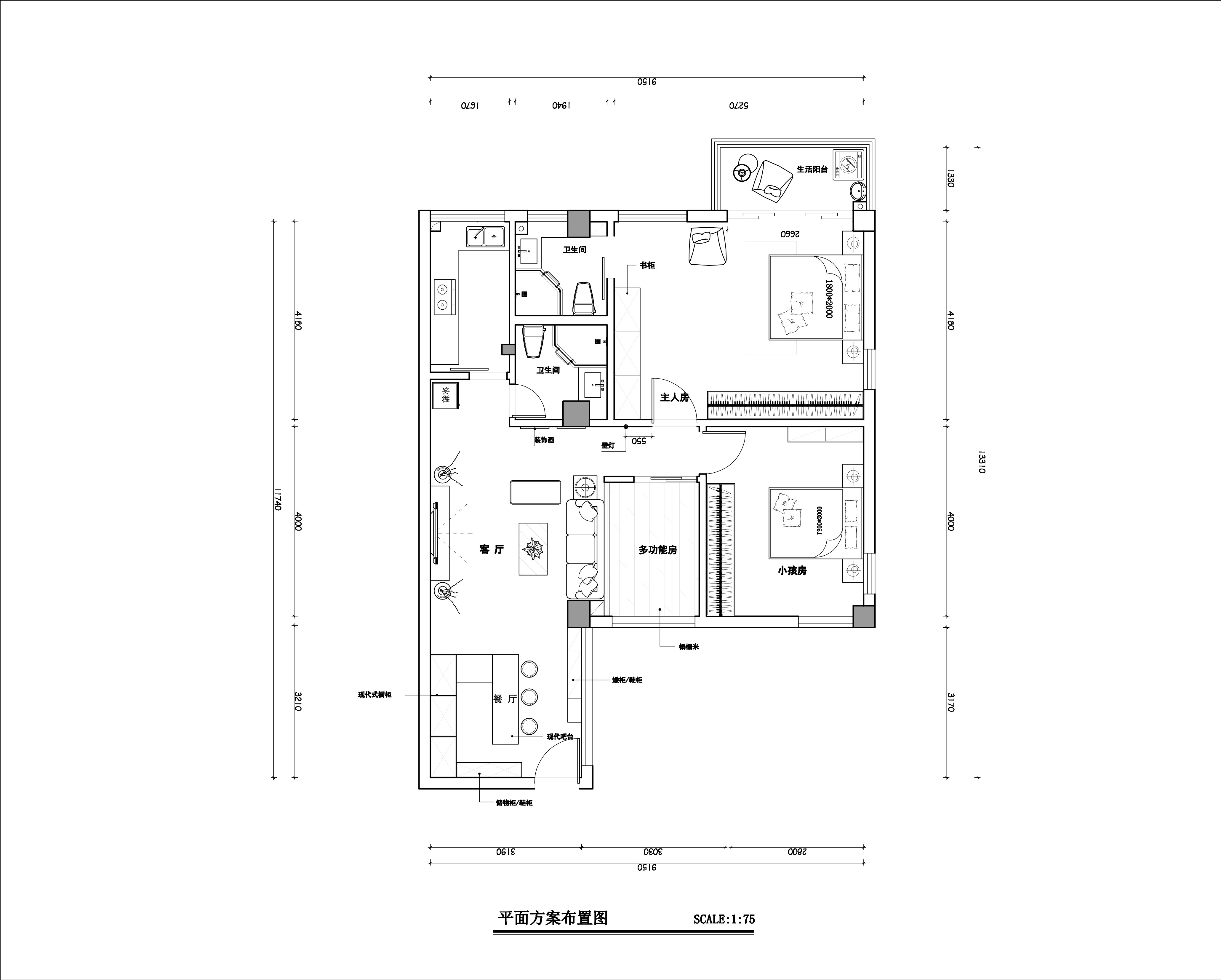 横枝岗79号大院二居室