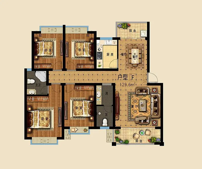 景瑞上府户型图