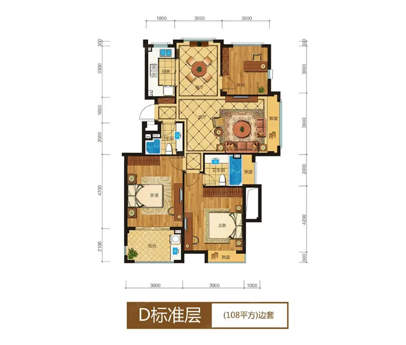 杭州依百纳全屋定制家具西溪之星108户D效果