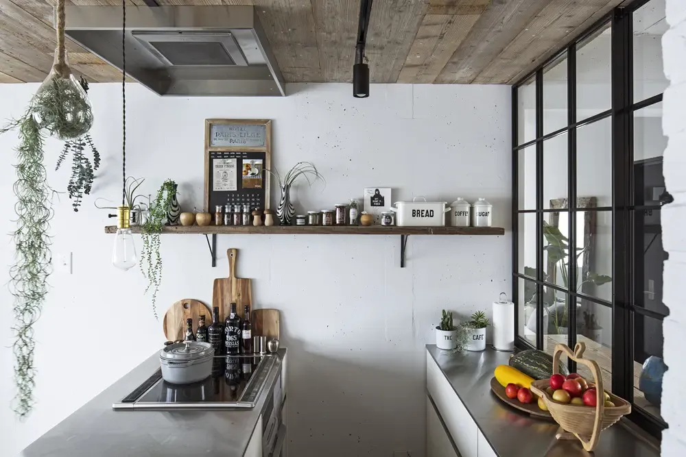 旧木和黑铁打造工业怀旧家