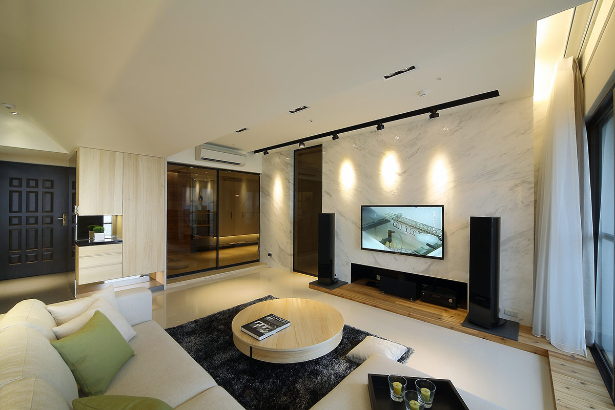 中海翠屏湾-两室两厅65平米-台式风格