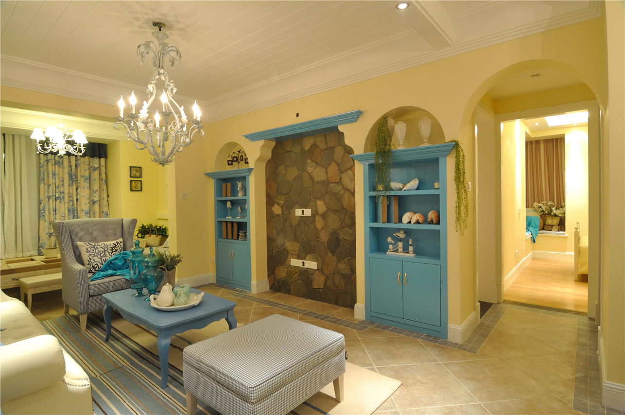 蓝光凯丽美域-地中海风格-两居室