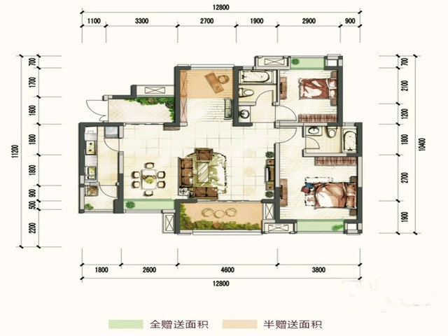 锦绣江南—地中海—三居室