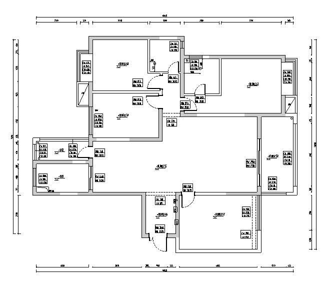 世纪城168平米现代中式风格装修效果图