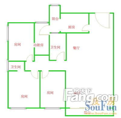 东泰花园现代风格装修案例