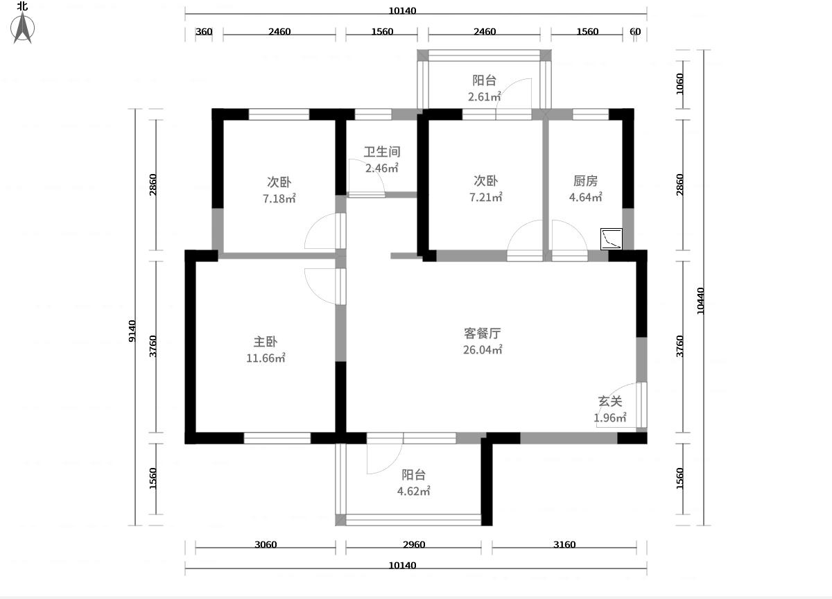 镜面透视的现代风格