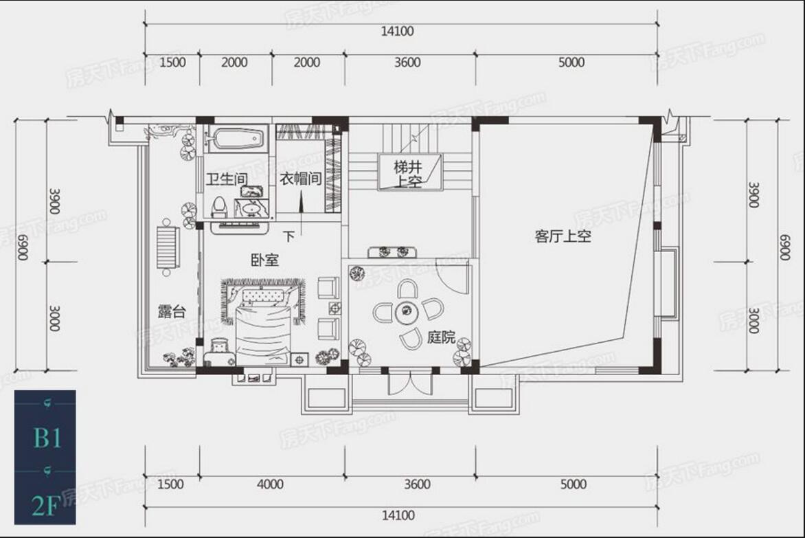 鲁能领秀城新中式五居室