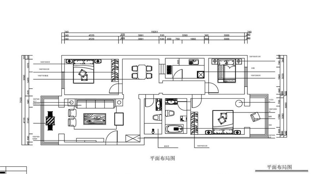 【力天装饰】金伦公寓 三室 新中式风格