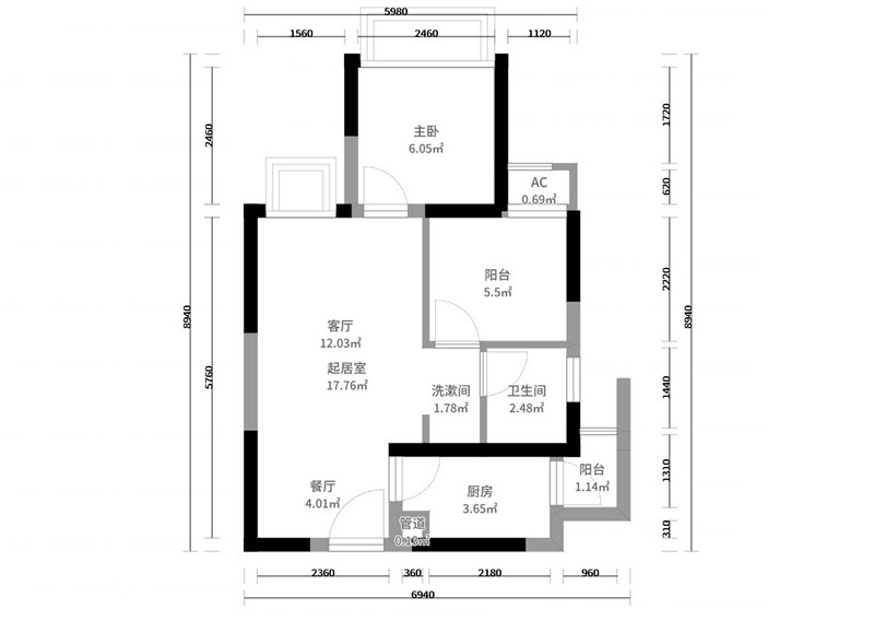 合能四季映像-后现代-一居室