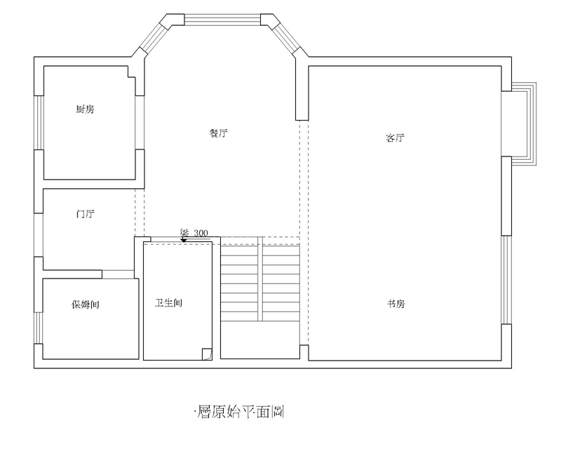 龙湖香醍天宸300平米——欧式风格