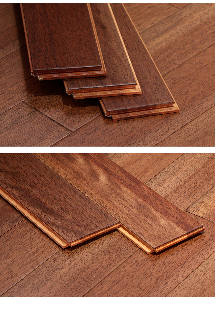 天格实木地热地板 番龙眼纯实木适用于地暖地热 美式 蒙特利裸板