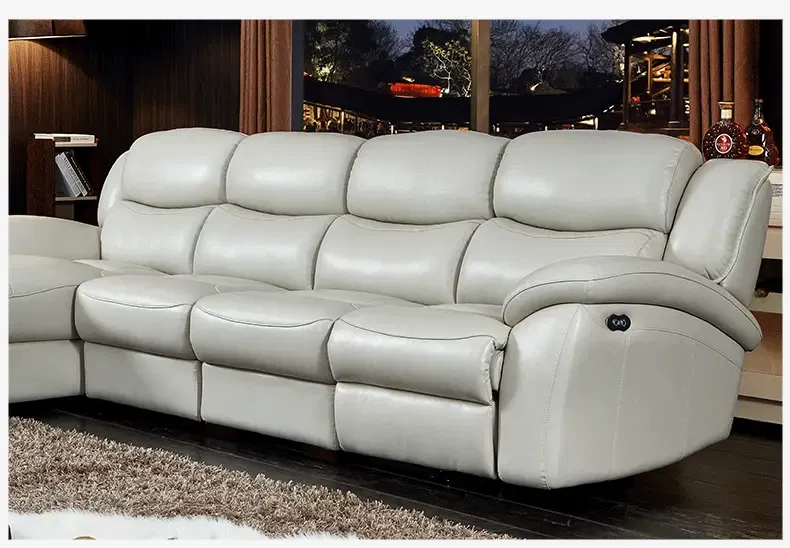 潘神多功能电动头等太空舱真皮沙发整装组合客厅头层牛皮现代简约