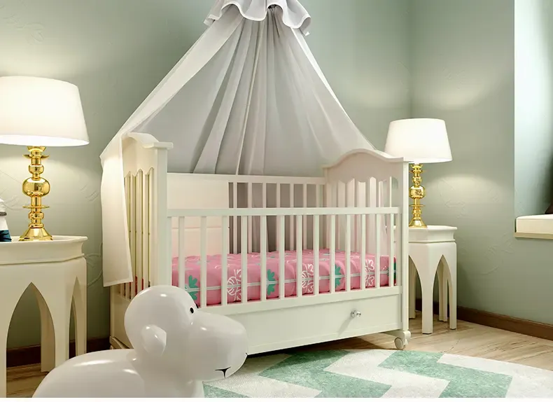 花为媒专业婴儿床垫杜邦防水成长环保椰棕价格,图片,参数-家具卧室