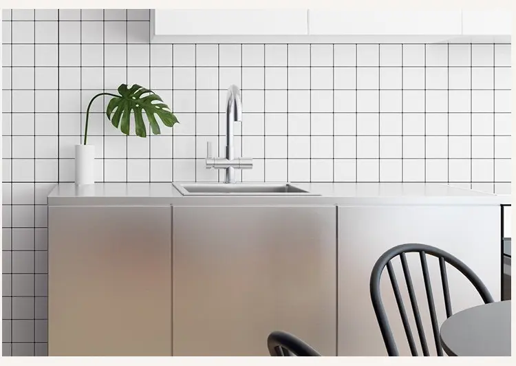 小白砖宜家砖 北欧瓷砖卫生间地板砖厨房墙砖 浴室阳台白色小方砖