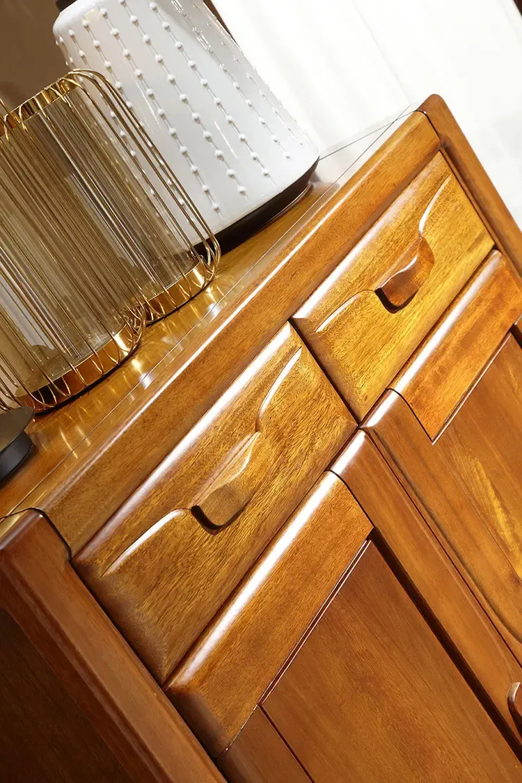 爱扬 金丝胡桃木鞋柜现代中式 简易鞋柜 大容量储物 sr161