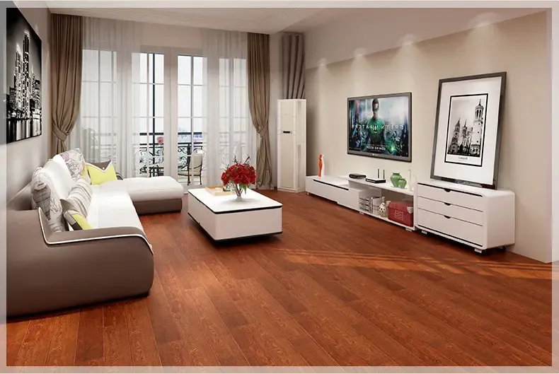 圣象新实木多层复合地板 咖啡馨语海棠木表层f4星质保20年na3168