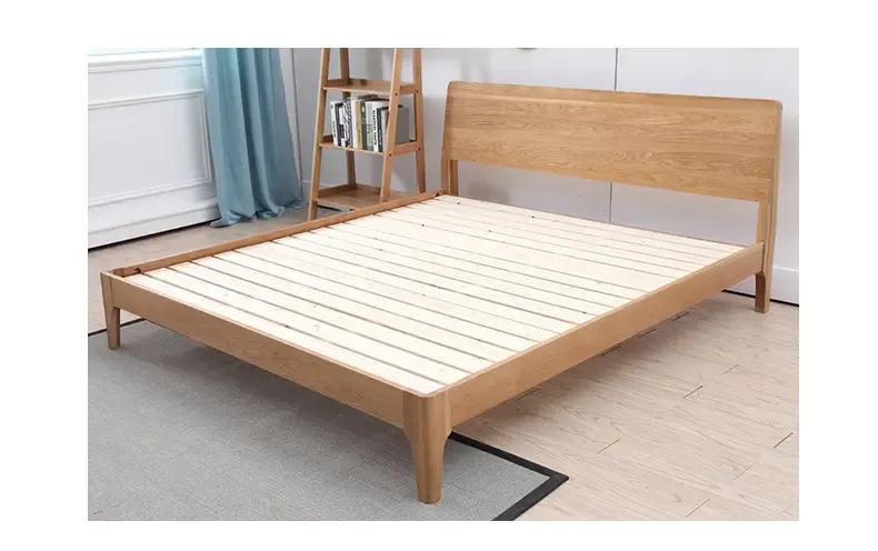 联乐纯实木床主卧双人1.5m1.8米北欧日式橡木床现代简约卧室家具