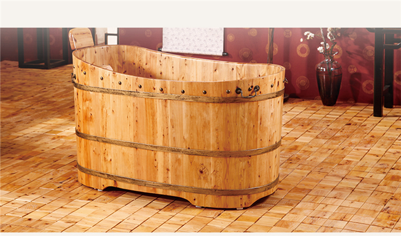 嘉熙木桶(舒适2型)1200*630*780泡澡洗脚桶实木质浴桶成人浴缸